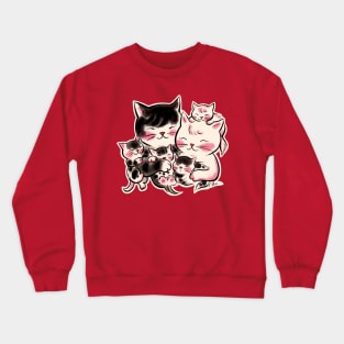 Cats family Crewneck Sweatshirt